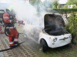 Winterthur ZH - Drei Jungs (7-8 Jahre) verursachen Fahrzeugbrand