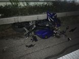 Winterthur ZH - Heftiger Motorradunfall auf der A1