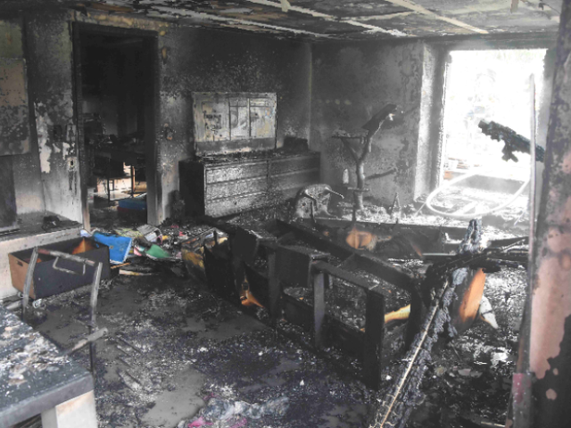 Bichwil SG - Wohnung vollständig ausgebrannt