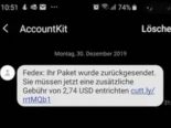 Achtung: Phishing-SMS im Namen von DHL oder FedEX im Umlauf