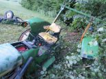 Tenniken BL - Landwirt rettet sich durch Sprung vom Traktor