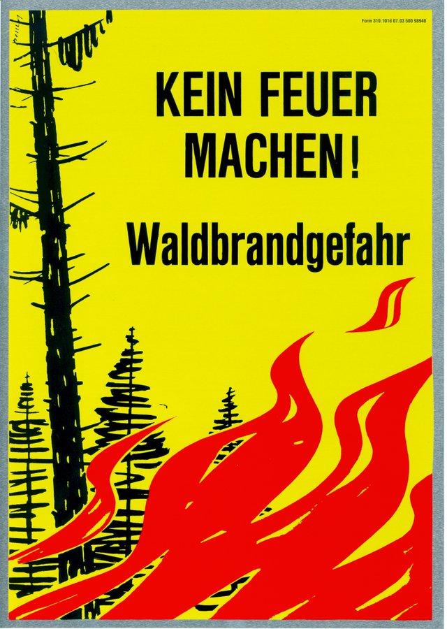 Basel BL - Absolutes Feuerverbot wegen Waldbrandgefahr