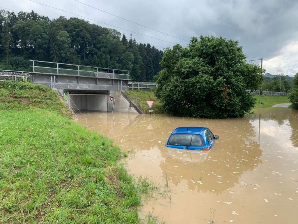 Kanton Luzern - 620 Notrufe wegen heftigen Gewitter