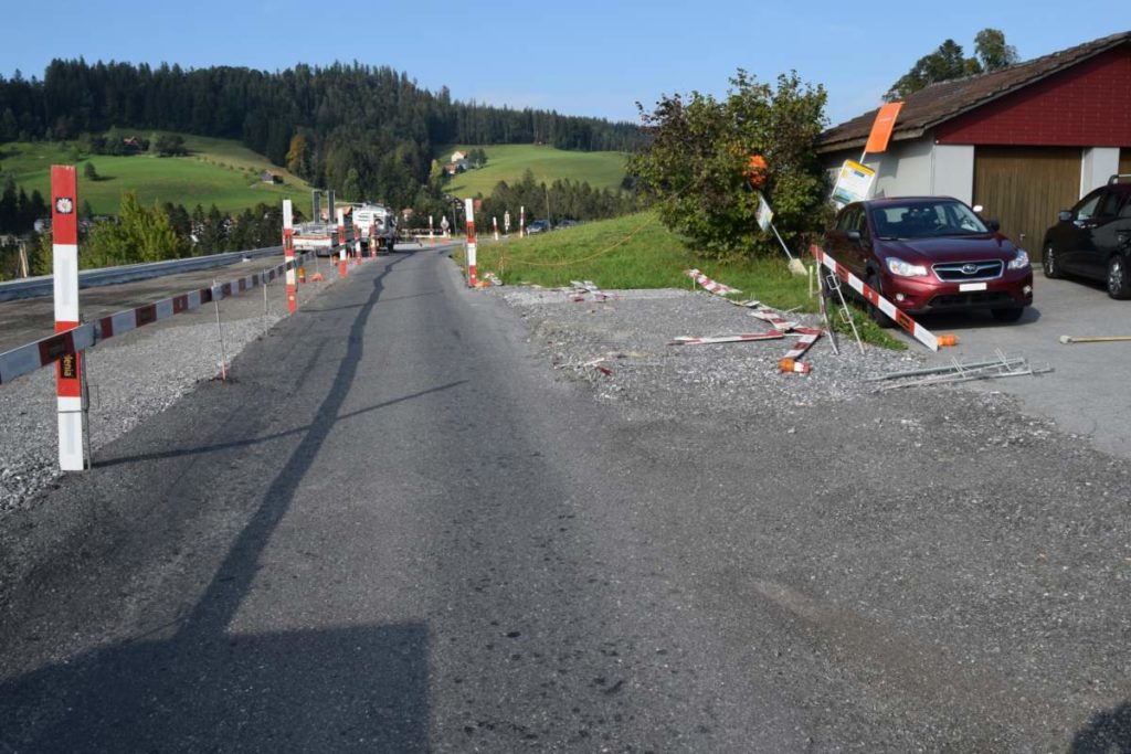 Rehetobel AR - Alkoholisiert Unfall gebaut - Führerausweis weg