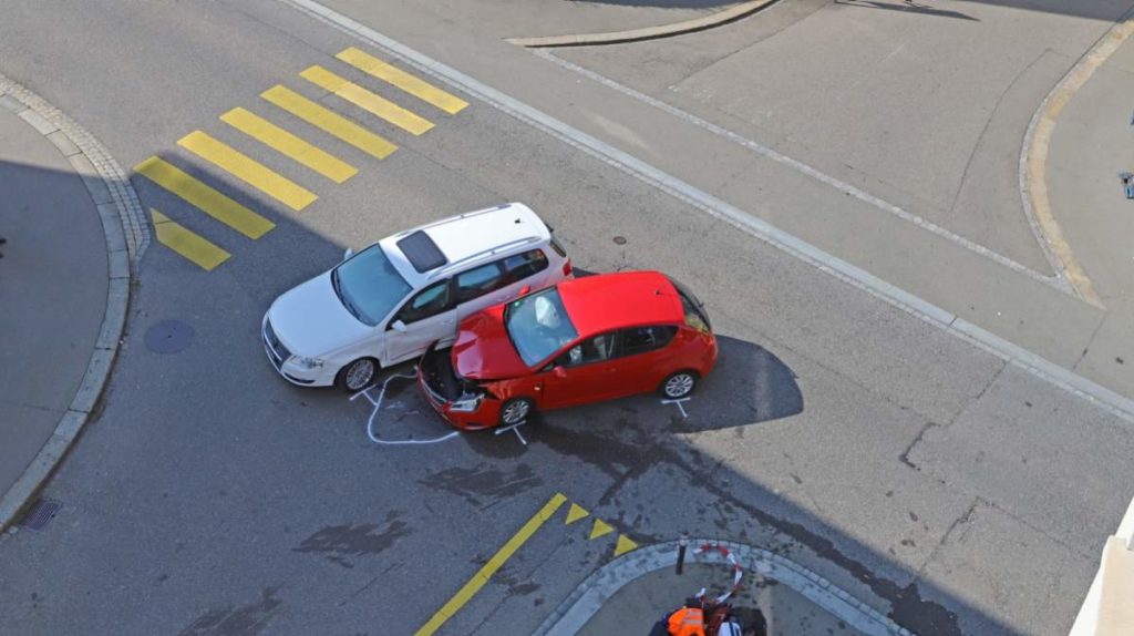 Unfall in St.Gallen - Auto übersehen