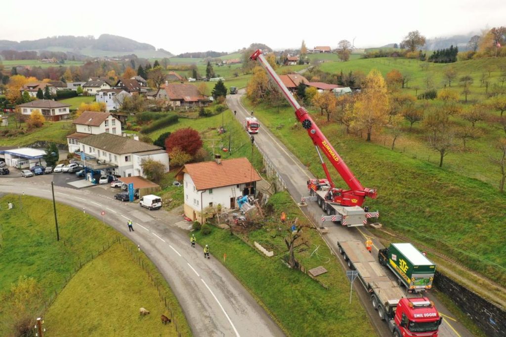 Tödlicher Unfall St. Silvester FR: Lastwagenfahrer verliert sein Leben