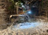 Unfall Dörflingen SH: Auf schneebedeckter Strasse Kontrolle über das Auto verloren