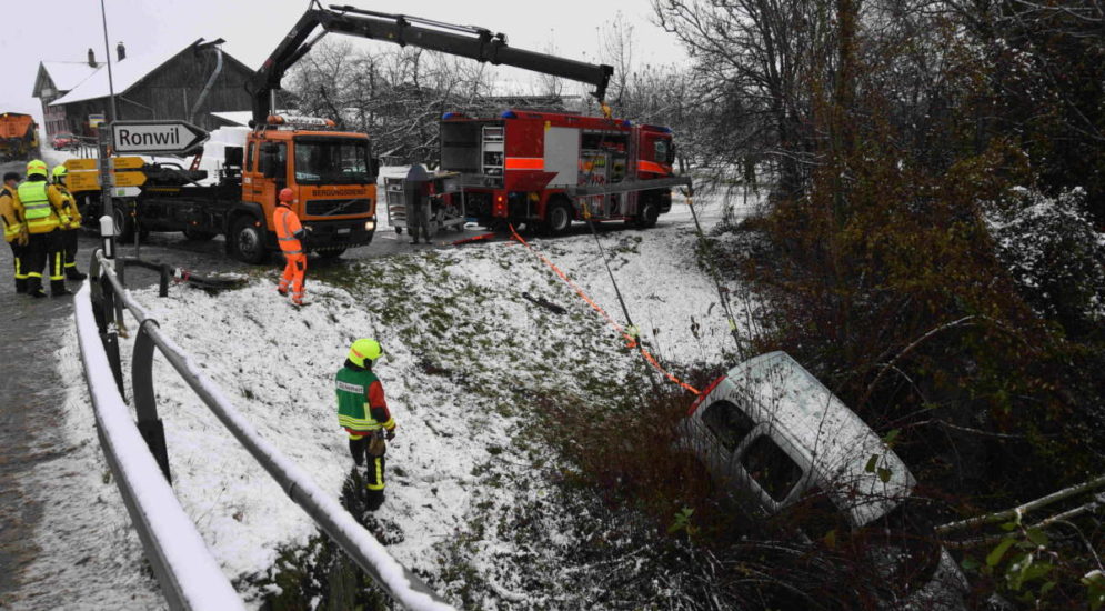 Kanton St.Gallen: Mehrere Unfälle nach Wintereinbruch
