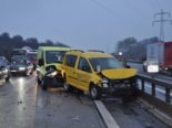 Unfall A1 Wiedlisbach SO: Vier beteiligte Autos und mehrere Verletzte