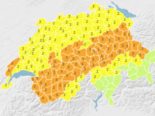 Schweiz - Warnung vor starkem Regen, Schneefall und Sturm