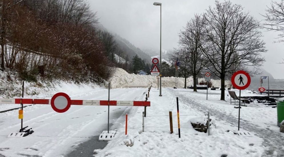 Aktuelle Lage im Kanton Uri: Strassen wegen Lawinengefahr gesperrt
