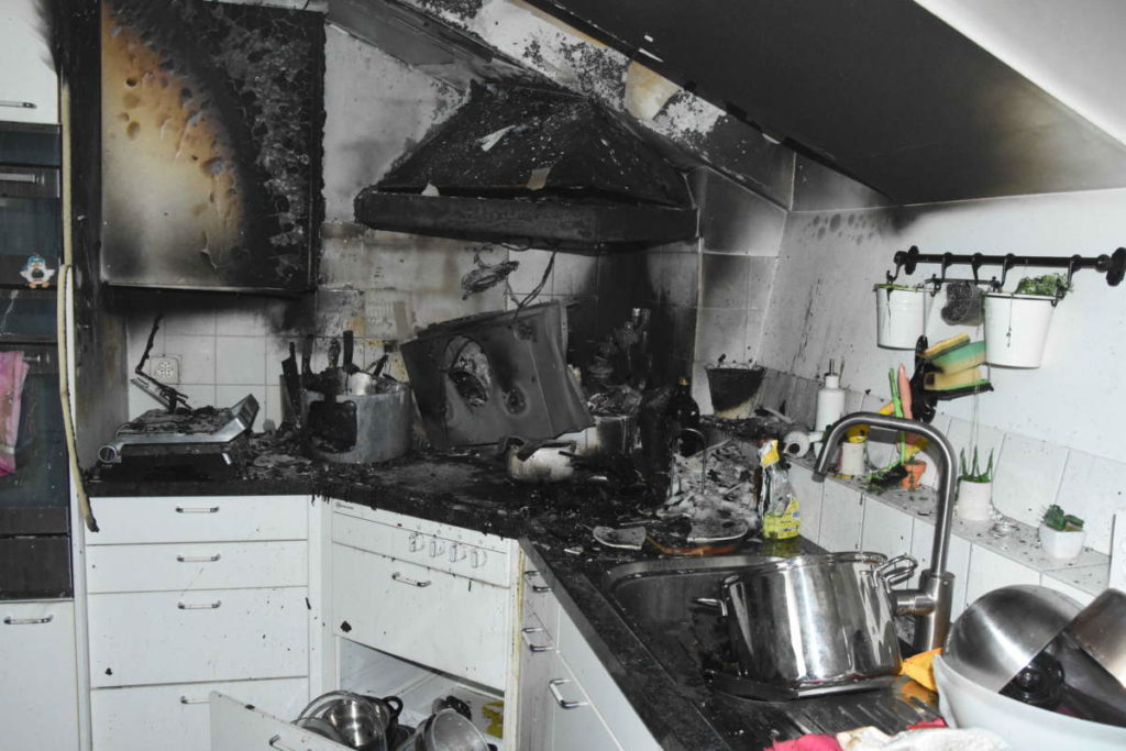 Uzwil SG - Zwei Verletzte bei Küchenbrand