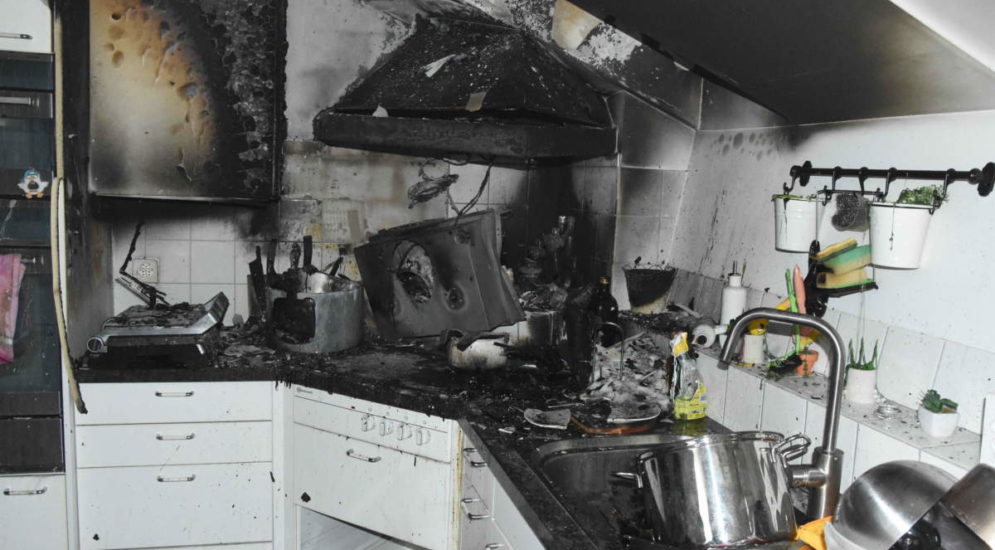 Uzwil SG - Zwei Verletzte bei Küchenbrand