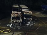 Dietikon ZH: Zwei LKW auf Firmengelände ausgebrannt