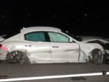 Benken SG: Maserati-Lenker verursacht heftigen Unfall