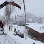 Speicher und Herisau AR: Unfälle auf schneebedeckter Strasse