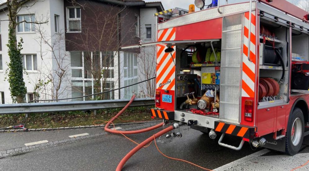 Bremgarten AG: Bewohner mehrerer Gebäude wegen Brand evakuiert