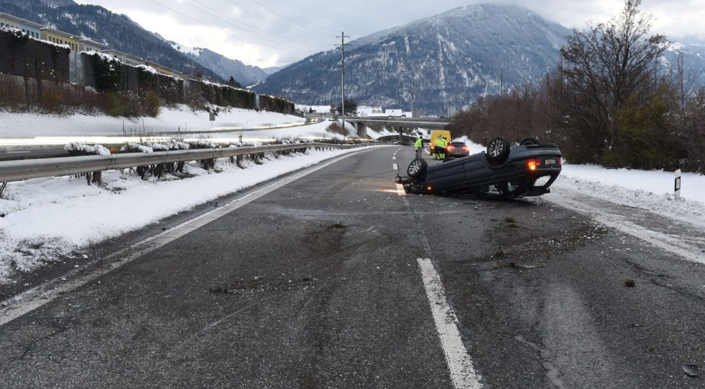 Unfall Chur - Nach mehreren Crashs zwei Verletzte