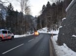 Fahrzeugbrand in Engelberg OW - Strasse gesperrt