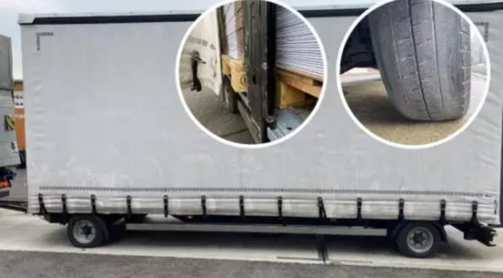 A1, Domdidier: Lastzug mit mehreren Verstössen