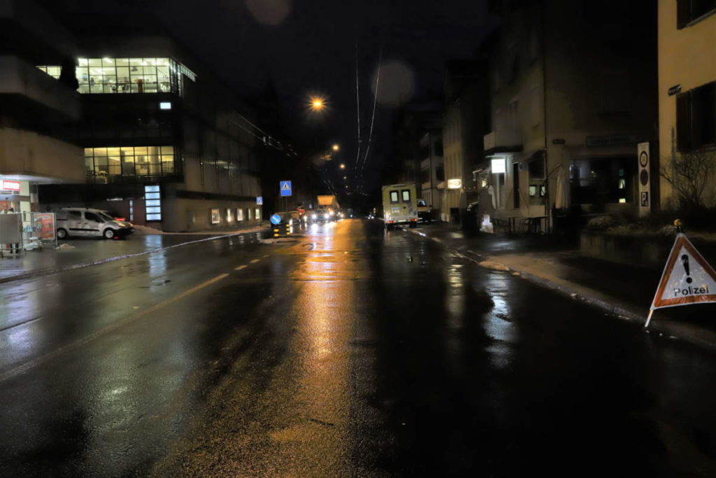 Stadt St.Gallen: Unfall auf der Zürcher Strasse