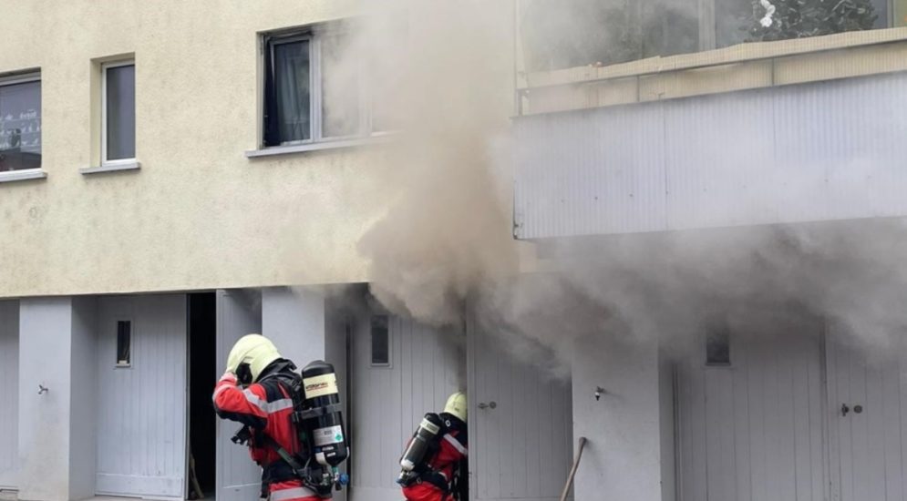 Winterthur: Garagenbrand in der Innenstadt