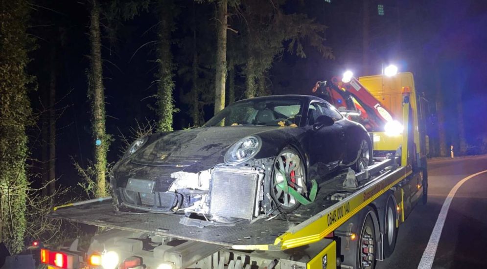 Murgenthal AG: Mit Porsche 911 GT3 auf Testfahrt Unfall gebaut