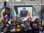 Kundgebung in Bern mit Live-Schaltung zu Präsident Selenski