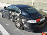 Schenkon: Anhängerzug touchiert bei Unfall Auto auf A2