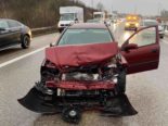 Oberbipp, Autobahn A1: Stau nach Unfall mit drei Fahrzeugen