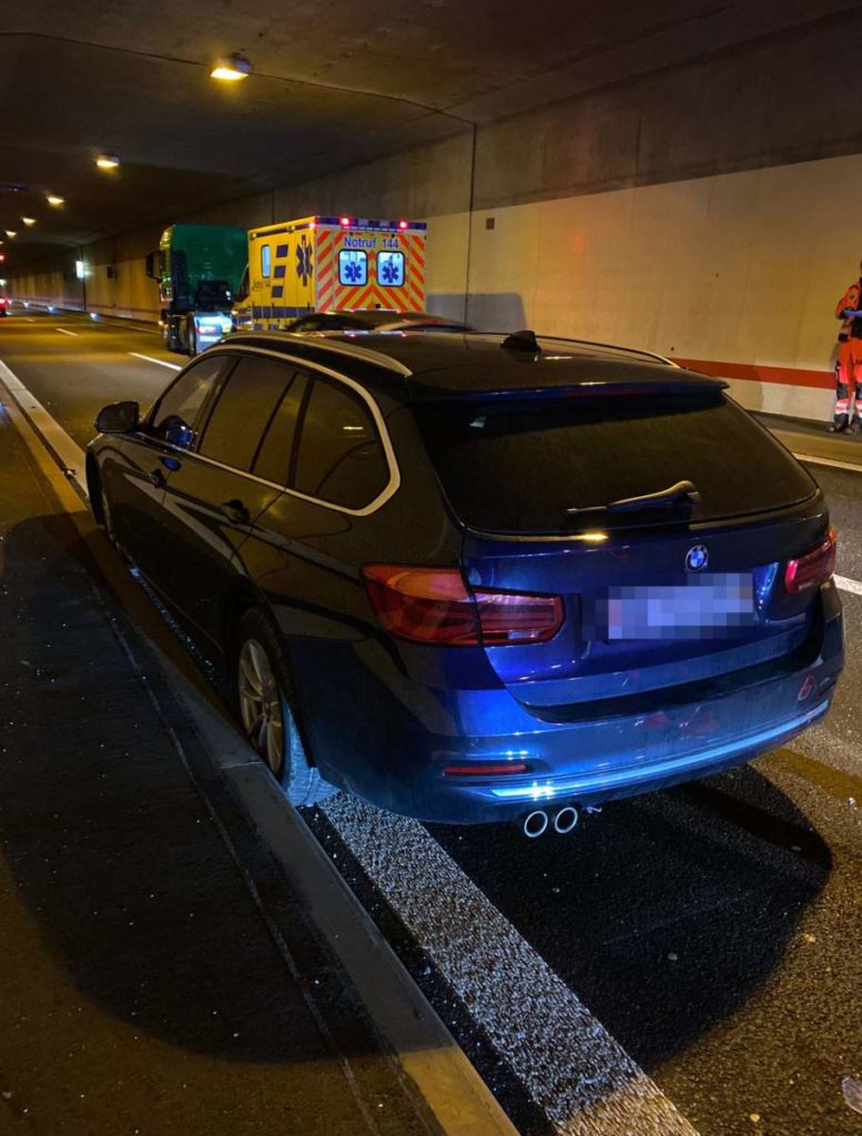 Unfall A5 Grenchen SO: LKW kollidiert im Witi-Tunnel mit PW