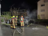 Grabs: Auto in Flammen: War es Brandstiftung?