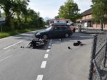 Malans GR: Motorradfahrer nach Unfall ins Spital überführt