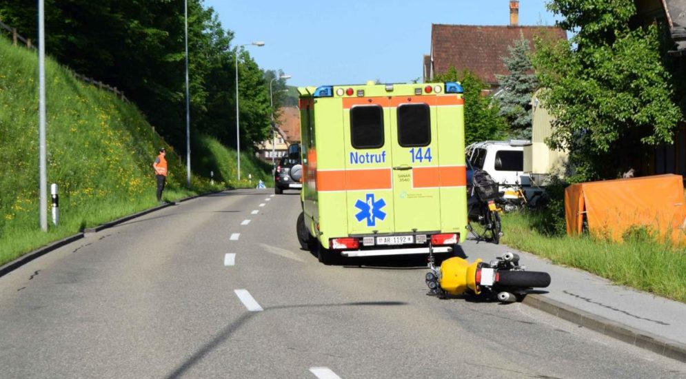 Speicherschwendi: Motorradlenker beschleunigt und baut Unfall