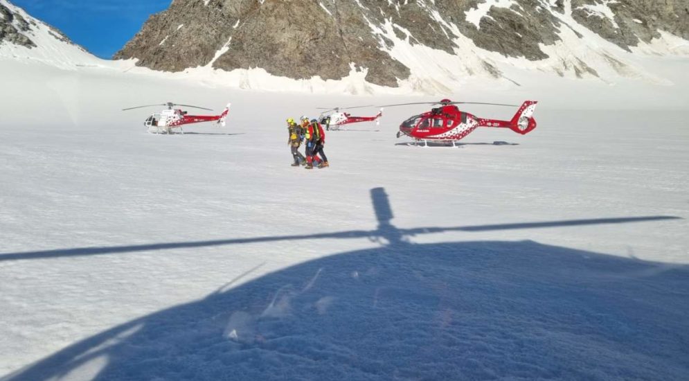 Drama am Grand Combin: Mehrere Tote und Verletzte bei Gletscherabbruch