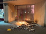 Brandstiftung St. Gallen: Kartonbündel vor Gebäude angezündet