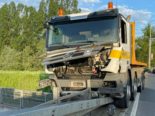 Buchrain LU: Heftiger Unfall mit Lastwagen auf der A14