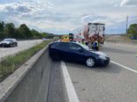 Pratteln BL: Auto kracht bei Unfall auf A2 in Lastwagen