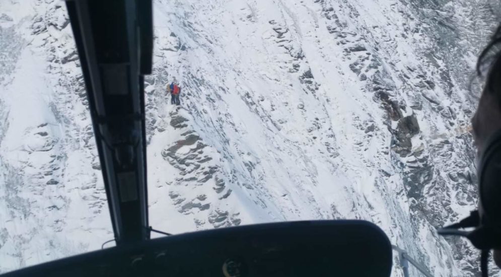 Zwei Alpinisten aus Matterhorn-Nordwand gerettet
