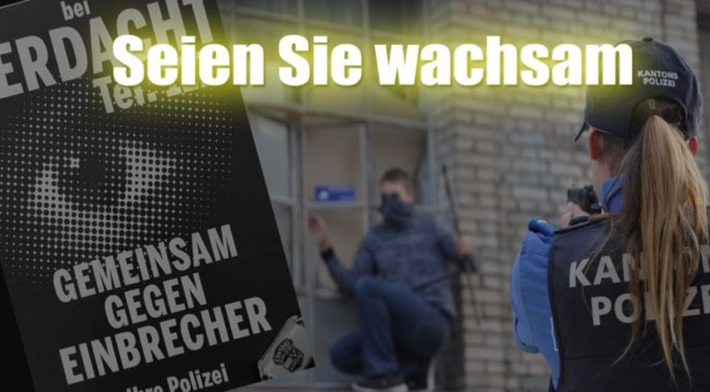 Aargau - Vorsicht Einbrecher am Werk