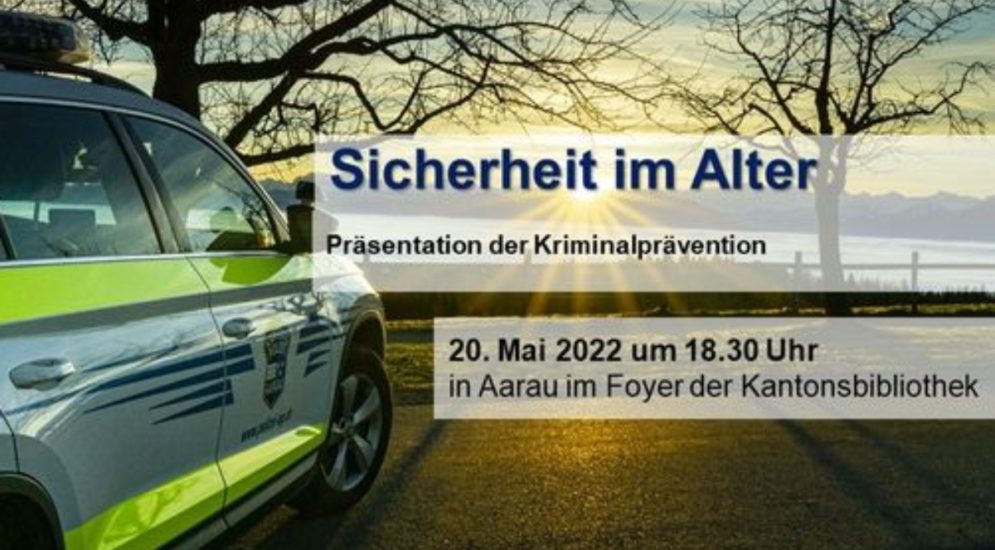 Aarau AG: Sicherheit im Alter - Präsention der Kriminalpräventation