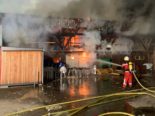 Landquart GR: Holzschuppen in Brand geraten