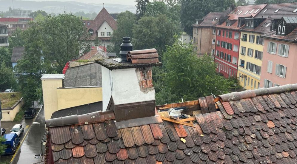 Winterthur: Blitzeinschlag verursacht Brand