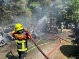 Brand Tägerig AG - Die Feuerwehr konnte Schlimmeres verhindern