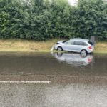 Oberentfelden AG - Unfälle wegen Starkregen auf der A1