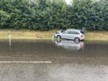Oberentfelden AG - Unfälle wegen Starkregen auf der A1