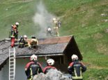 Tujetsch GR: Mehreren zehntausend Franken Sachschaden durch Dachstockbrand