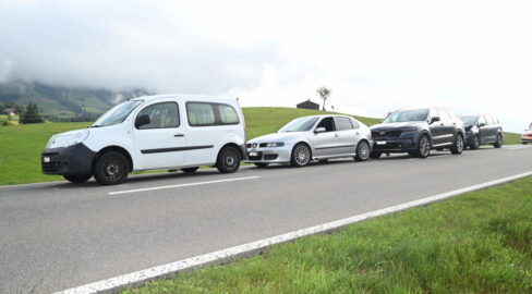 Ricken: Unfall mit vier involvierten Personenwagen