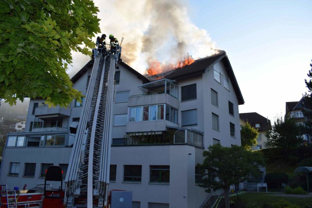 Herisau AR: Zwölf Bewohner bei Brand evakuiert