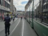 Unbewilligte Demo blockiert ÖV in Basel